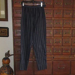 Striped Navy Pants Size 4 SUSIE TOMPKINS